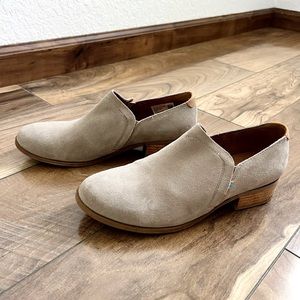 TOMS suede booties